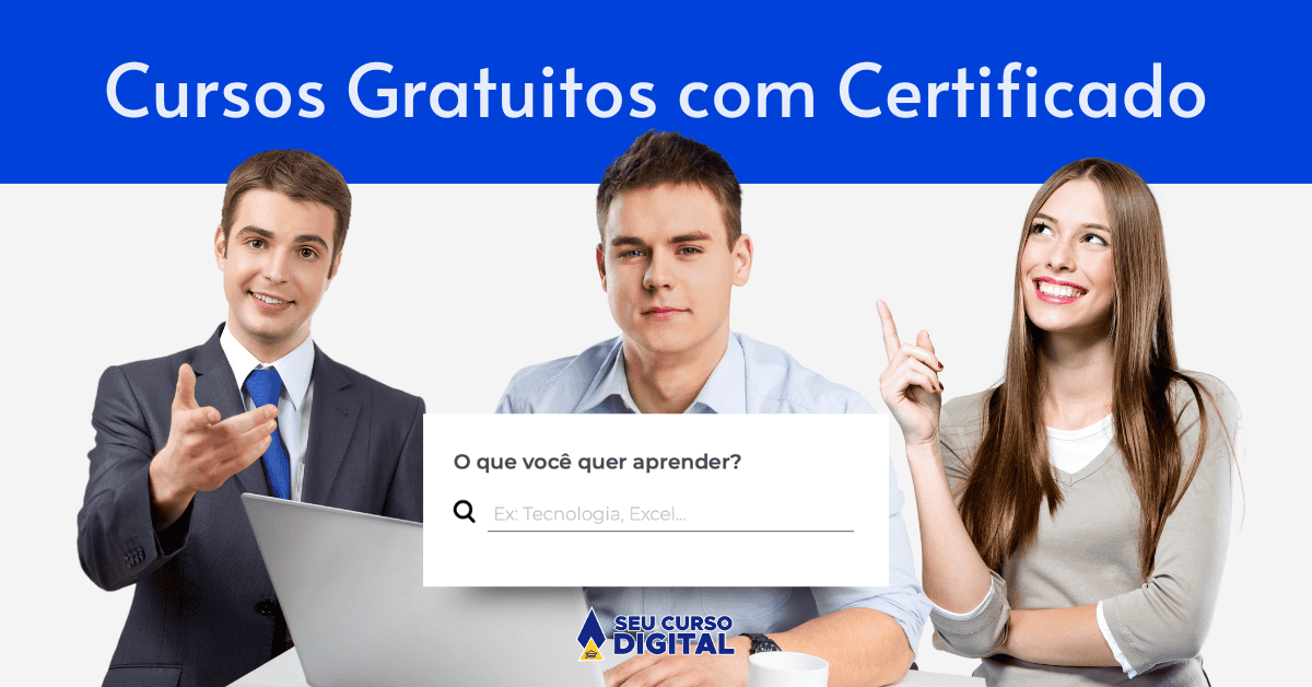 Veja os cursos grátis mais buscados do Seu Curso Digital