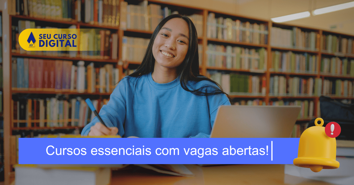 cursos essenciais com vagas disponíveis