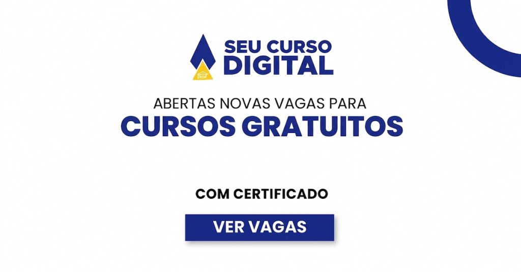 Cursos gratuitos e com diplomas reconhecidos é com Seu Curso Digital 13